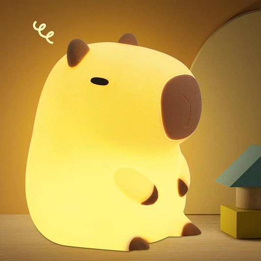 Cute Capybara Touch Night Light