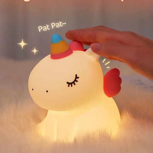 Unicorn Cute Silicone LED Night Light