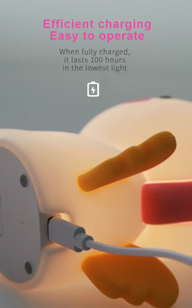 Unicorn Cute Silicone LED Night Light