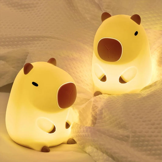Cute Capybara Touch Night Light